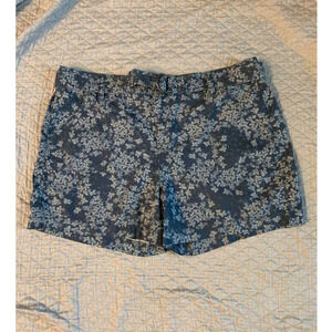 Calvin klein jeans classic navy floral shorts 12
